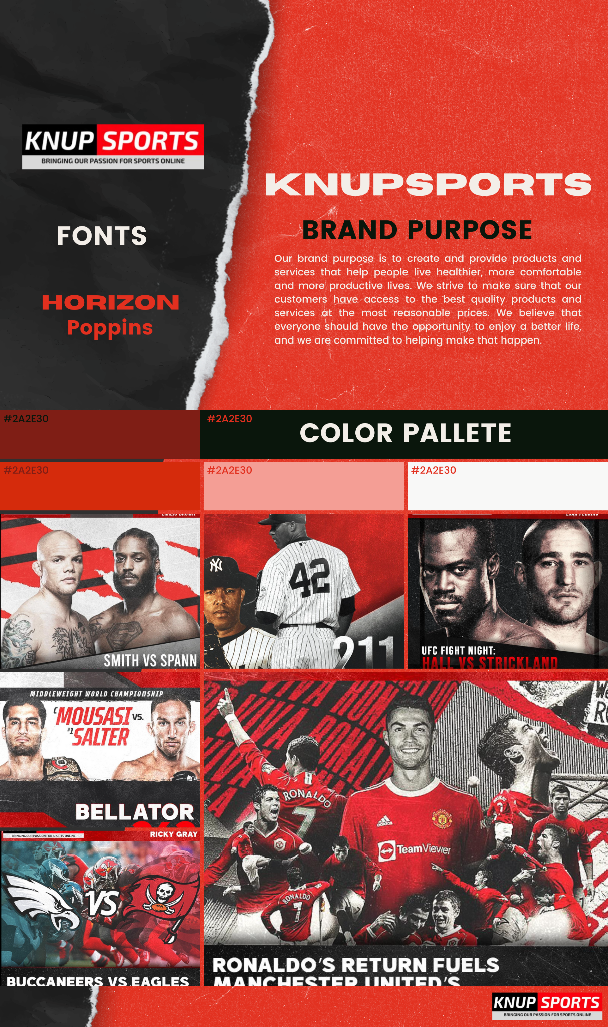 Sports marketing campaign identity